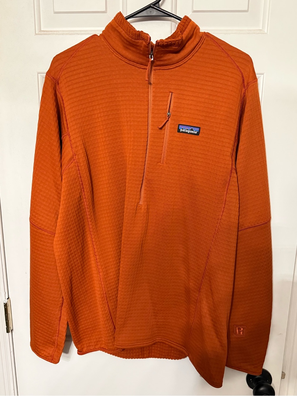 Patagonia R1 1/2 Zip Pullover - Men’s XL - Burnt Orange